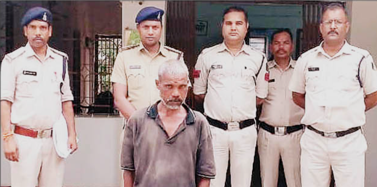 CHHATTISGARH NEWS : हत्या के मामले में आरोपी चढ़ा पुलिस के हत्थे